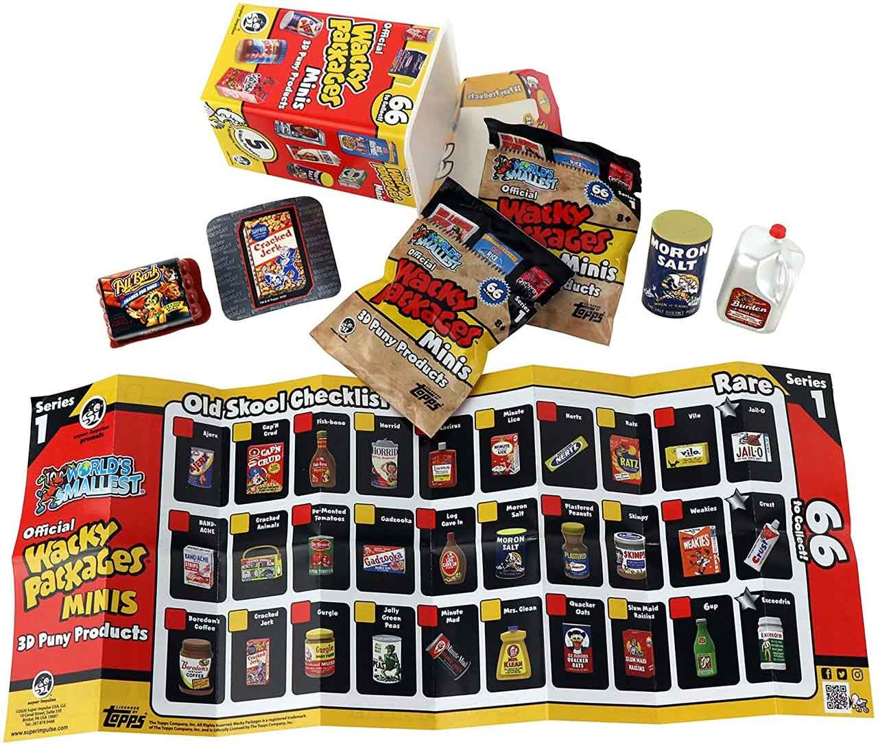 Wacky Packages Minis - Cracked Jerk (plus 4 Mystery) – Knick Knack