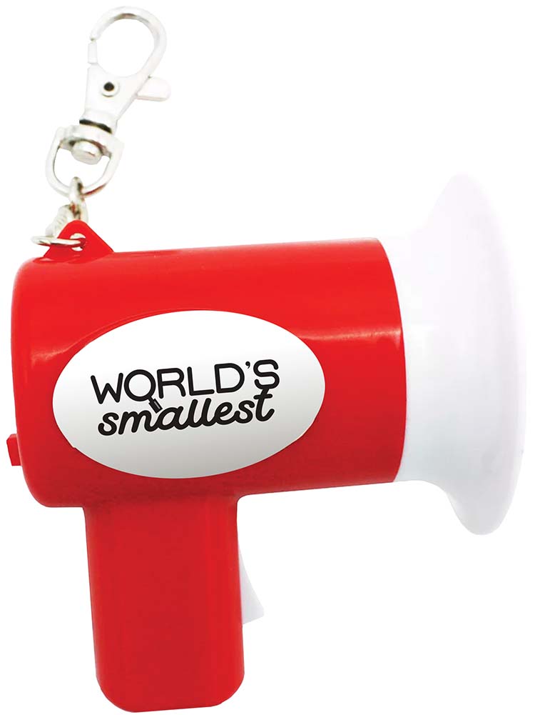 Worlds Smallest B/O Megaphone (by Westminster) close up