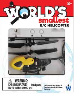 Worlds Smallest R/C helicopter (by Westminster)
