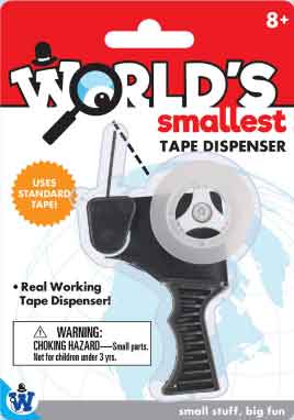 Worlds Smallest Spring Walker (by Westminster) tape dispenser