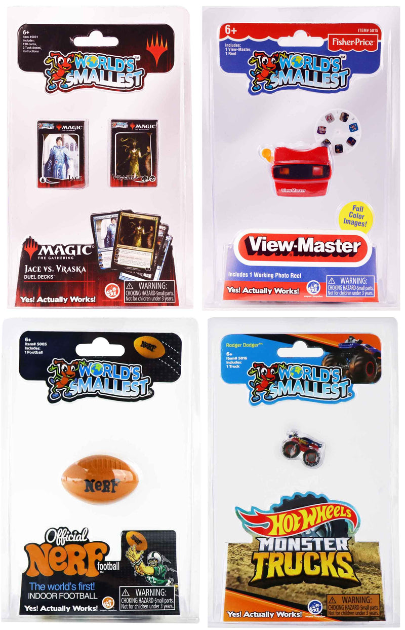 World's Smallest toys (Bundle of 4 New Arrivals -July 2020)