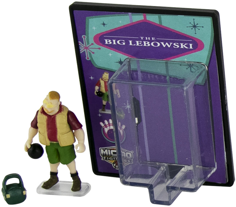 World’s Smallest The Big Lebowski Micro Figures - Walter in action