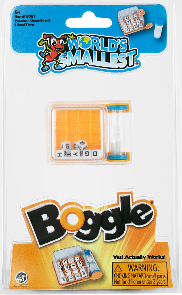 World’s Smallest Boggle in package