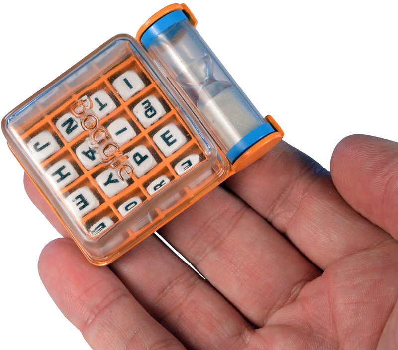 World’s Smallest Boggle in hand