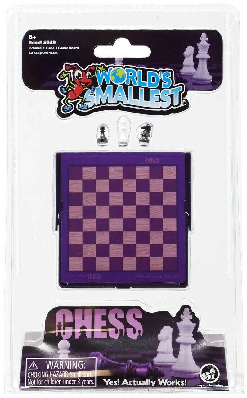 World's Smallest toys (Bundle of 4 New Activities - February 2022) chess
