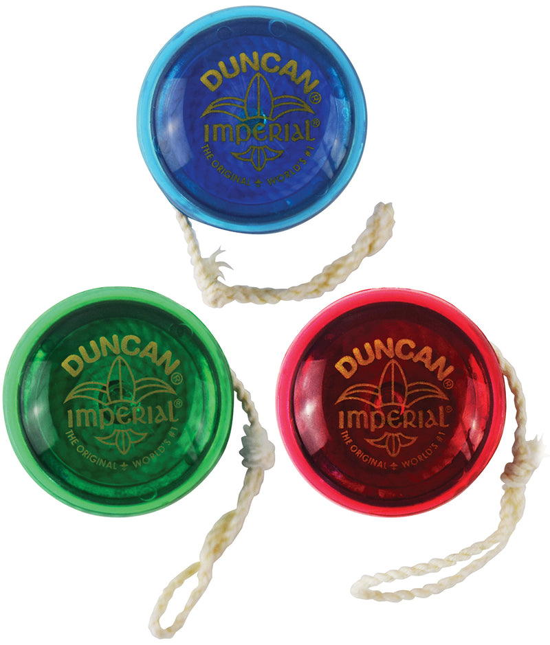 World's Smallest - Duncan Imperial Yo-Yo (Bundle of 3 - Blue, Red or Green)