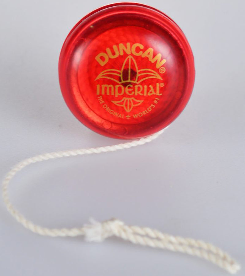 World's Smallest - Duncan Imperial Yo-Yo (Bundle of 3 - Blue, Red or Green) red in action
