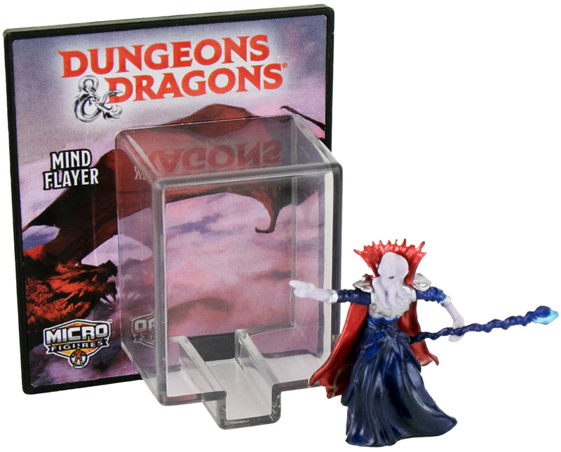 World's Smallest Dungeons & Dragons Micro Action Figures (Complete Set Bundle of 4) mind flayer