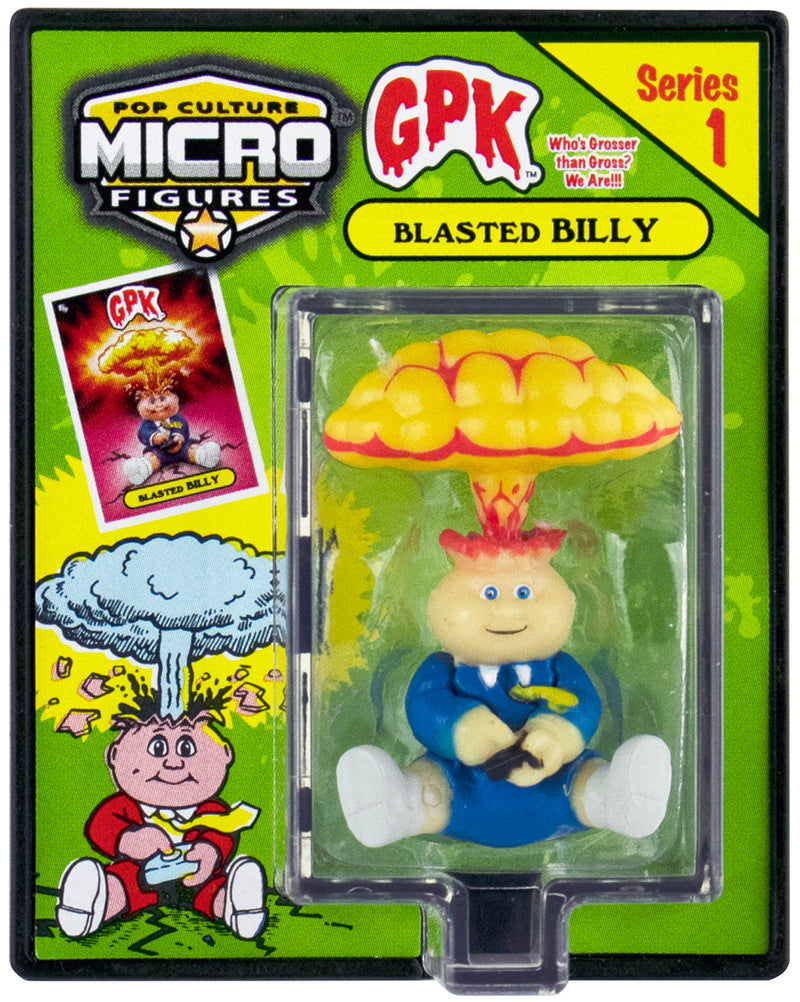 World's Smallest (GPK) Garbage Pail Kids (Blasted Billy) up close