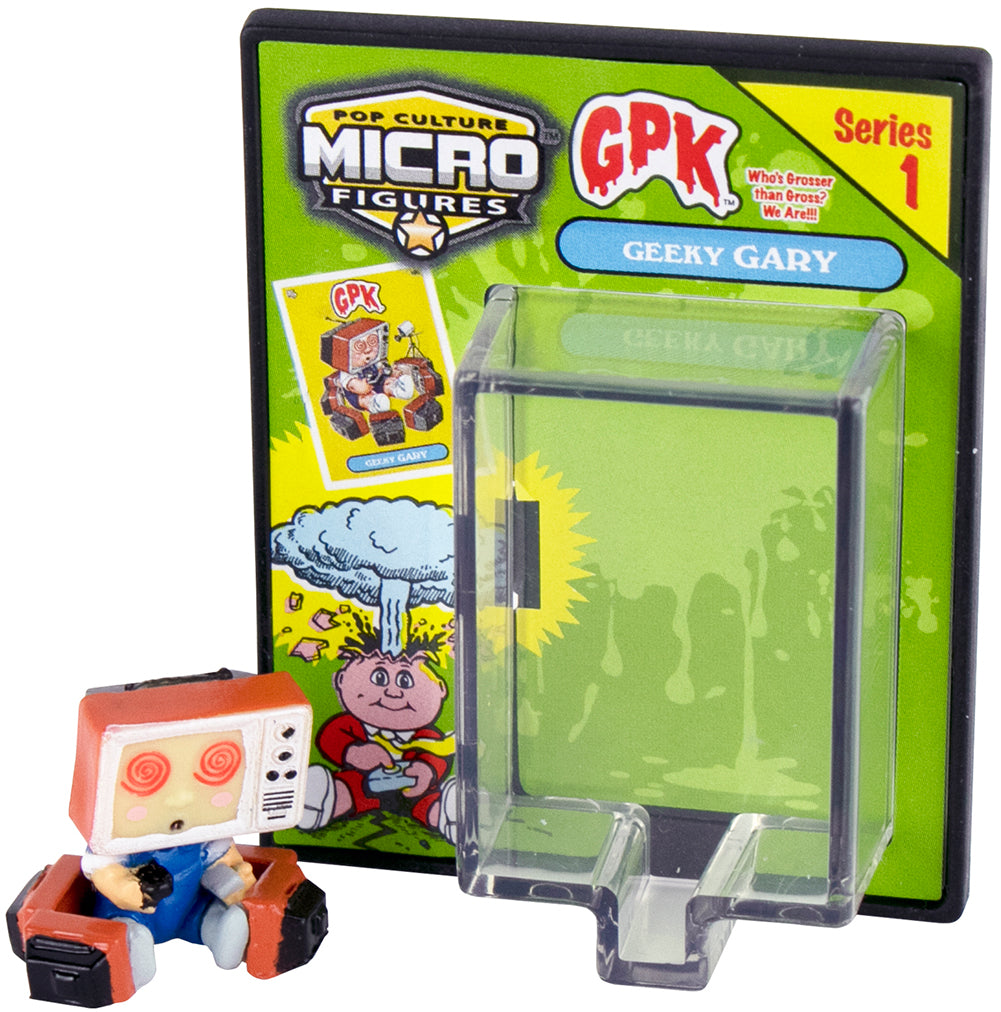 World's Smallest (GPK) Garbage Pail Kids (Geeky Gary) in action
