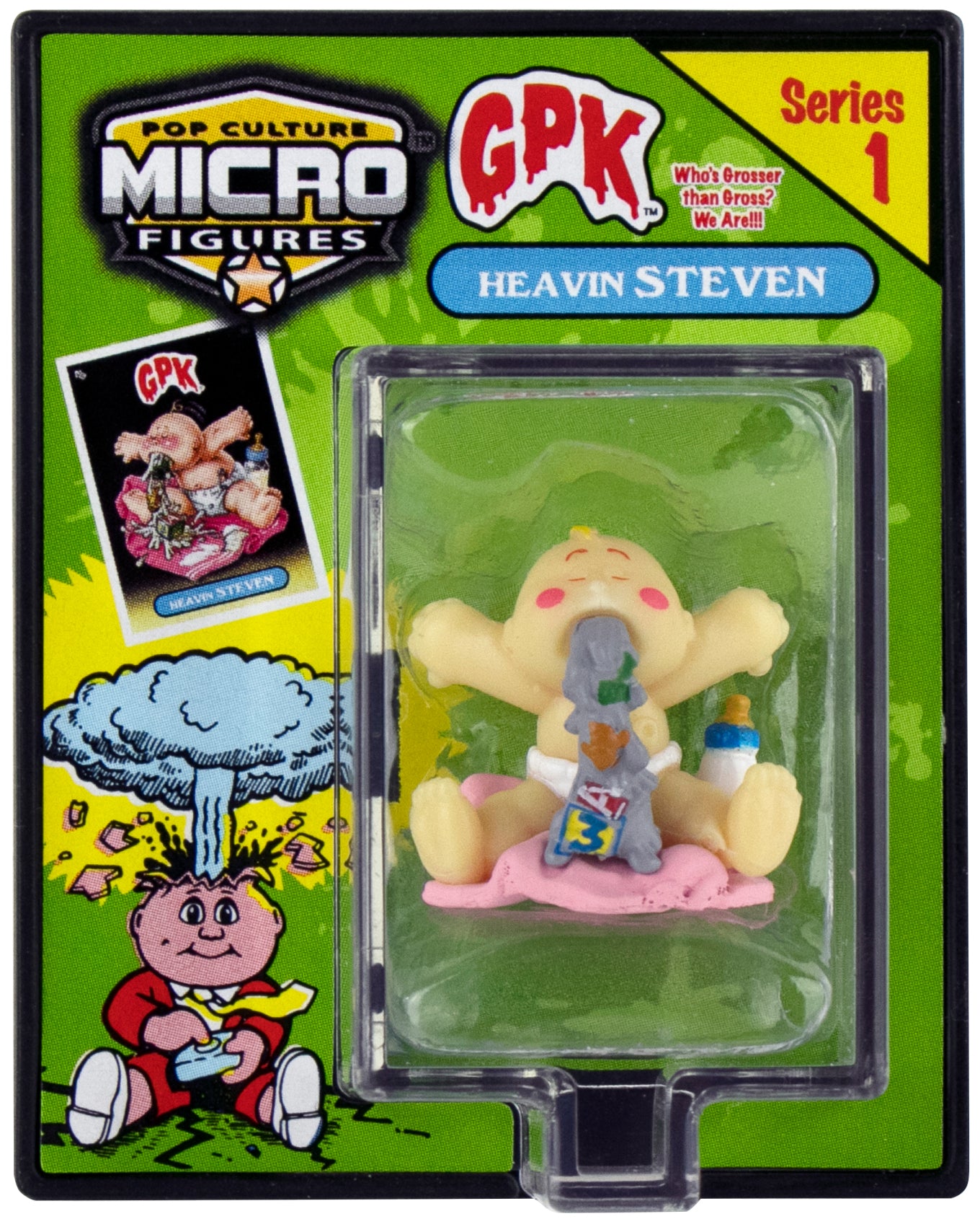 World's Smallest (GPK) Garbage Pail Kids (Heavin Steven) in action
