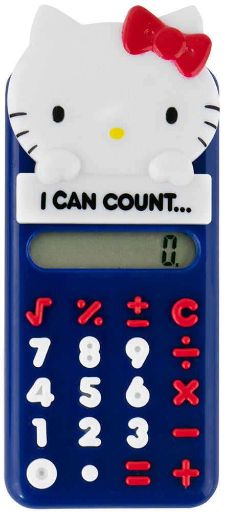 World’s Smallest Hello Kitty® Calculator - blue close up