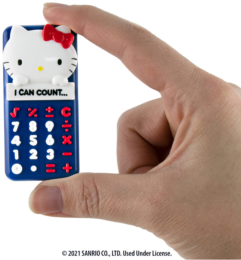 World’s Smallest Hello Kitty® Calculator - Blue in hand