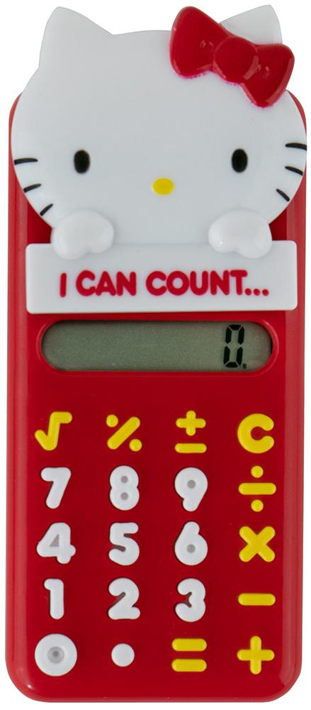 World’s Smallest Hello Kitty® Calculator - Red close up