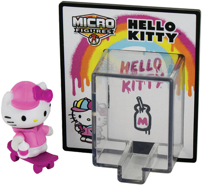 World’s Smallest Hello Kitty®  Series 2 Micro Figures - Graffiti #185 in action
