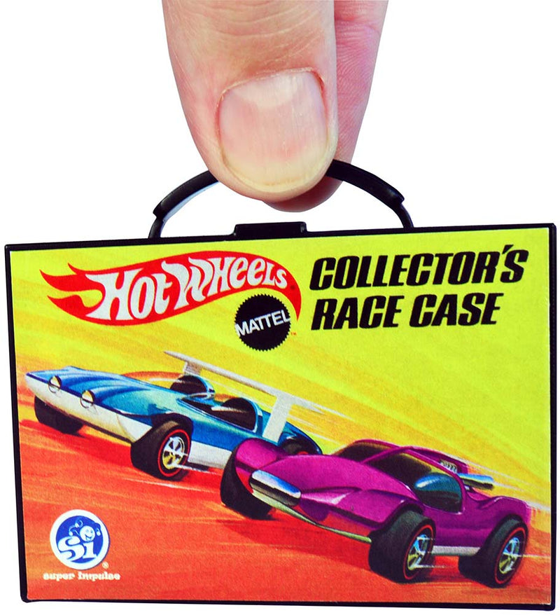 World's Smallest Hot Wheels™ in Carry Case in hand