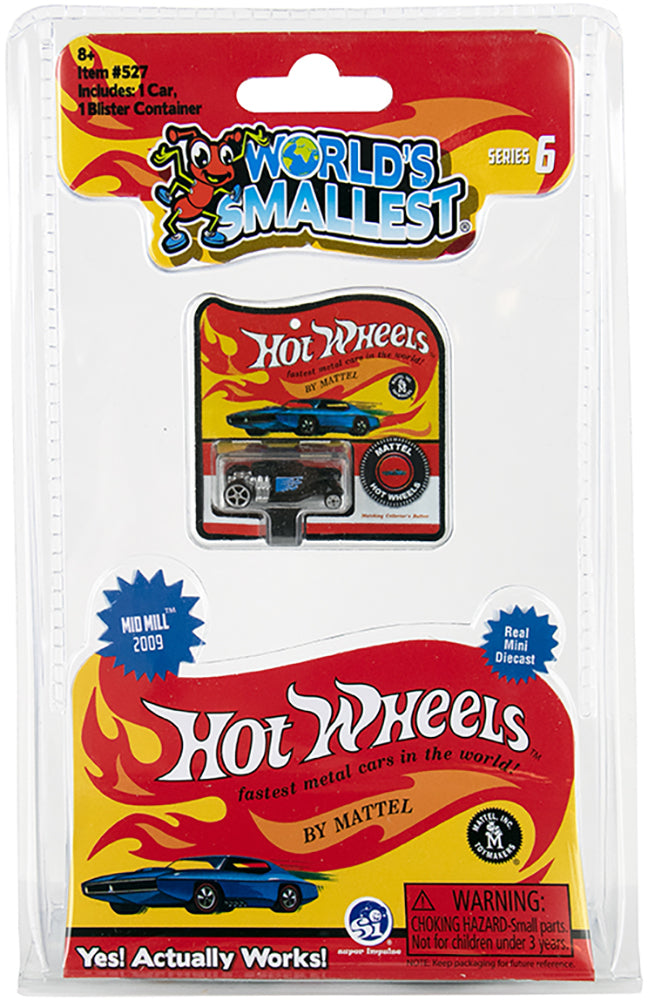 World's Smallest Hot Wheels - Series 6 - (Bundle of 3) Mid Mill