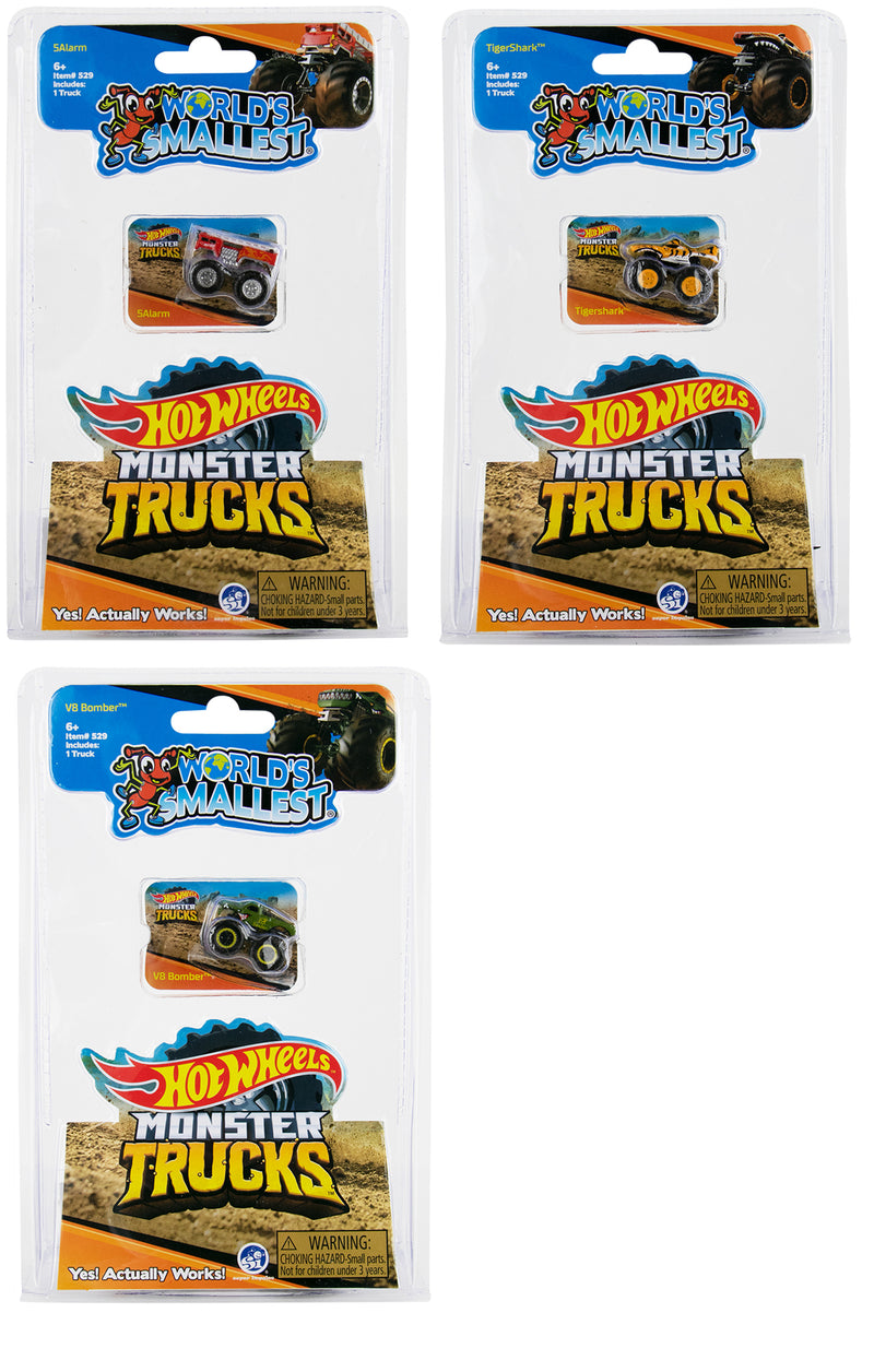 World’s Smallest Hot Wheels Monster Trucks - Series 2 (1 Random Truck)