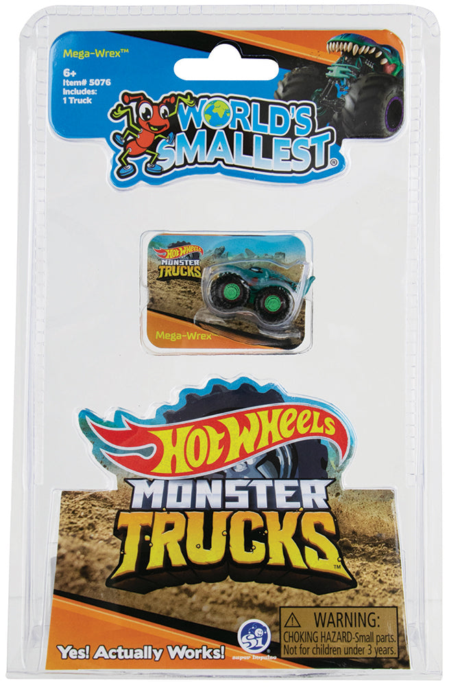 World’s Smallest Hot Wheels Monster Trucks Series 3 - Mega-Wrex in package