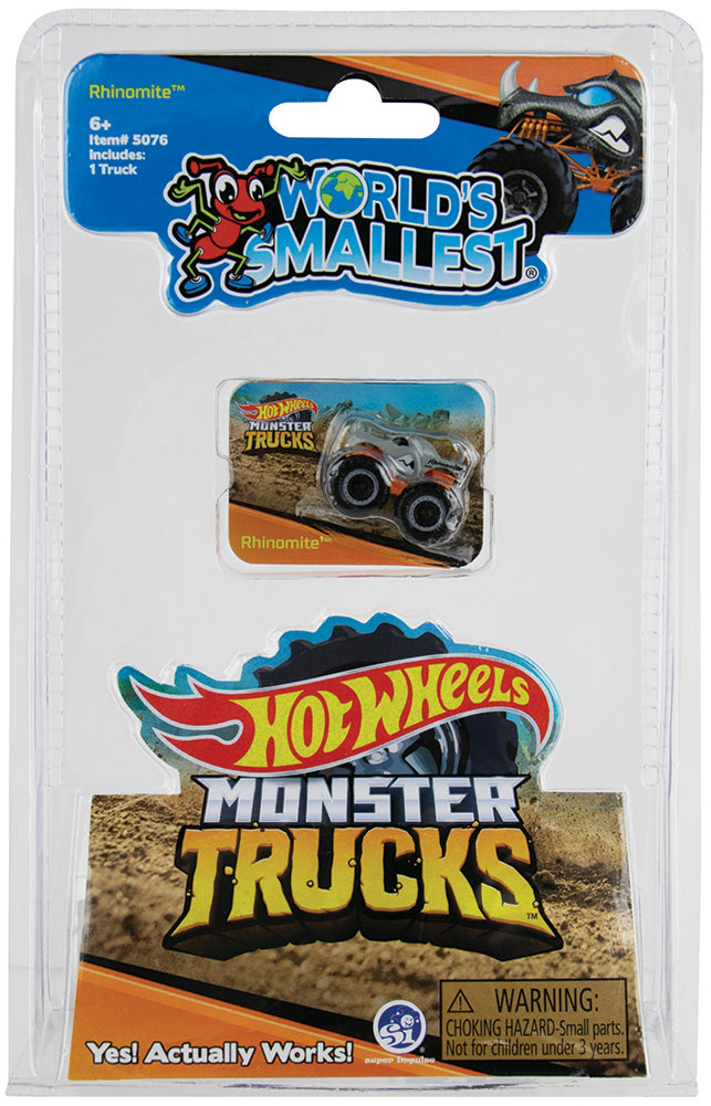 World’s Smallest Hot Wheels Monster Trucks Series 3 - Rhinomite