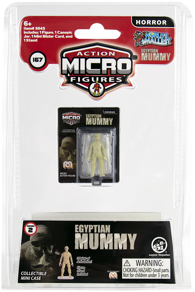 World’s Smallest Mego Horror Micro Action Figures – Series 2 (Egyptian Mummy)
