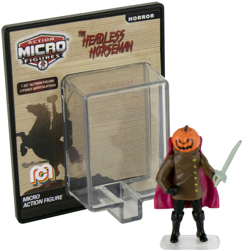 World’s Smallest Mego Horror Micro Action Figures – Series 2 (The Headless Horseman) on stand