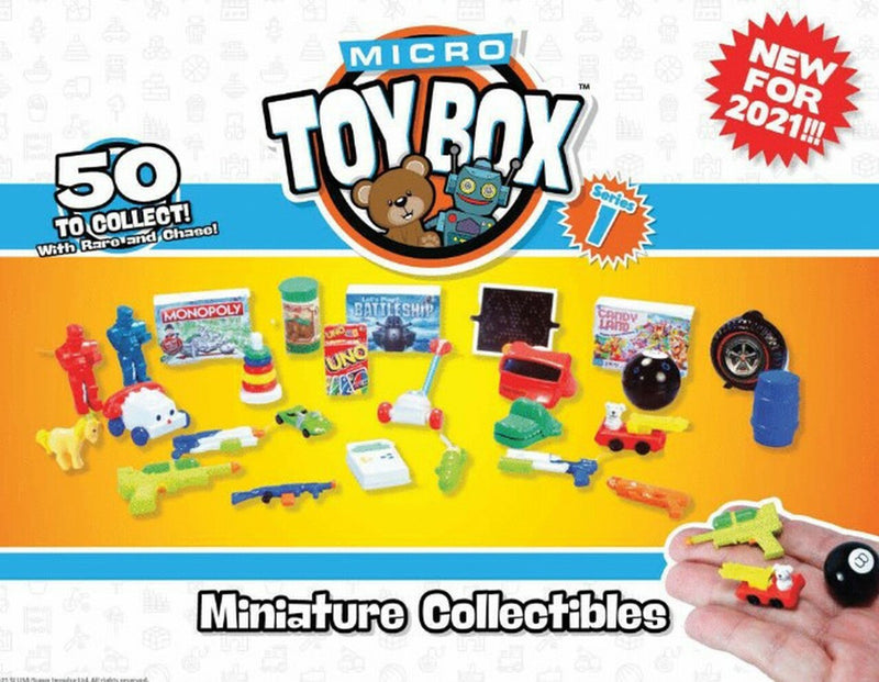 World's Smallest Micro Toybox Series 1 Mystery Pack (5 RANDOM Figures) see them all
