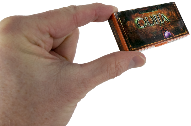 World’s Smallest Ouija in hand
