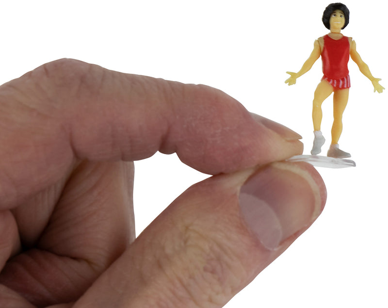 World’s Smallest Richard Simmons Pop Culture Micro Figures (Red Shirt) in hand