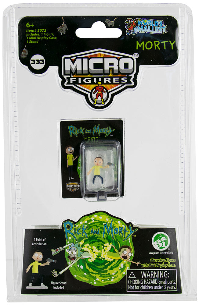 World’s Smallest Rick and Morty Pop Culture Micro Figures - Morty