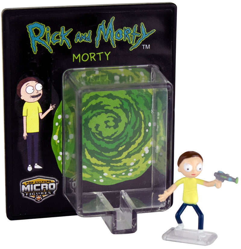 World’s Smallest Rick and Morty Pop Culture Micro Figures - Morty in action