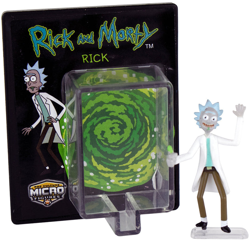 World’s Smallest Rick and Morty Pop Culture Micro Figures - Rick in action