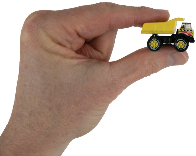 World’s Smallest World’s Smallest Tonka Dump Truck in hand