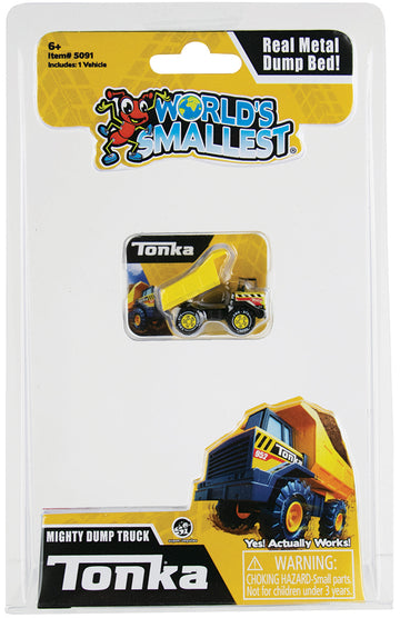 World’s Smallest World’s Smallest Tonka Dump Truck