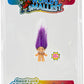 World's Smallest Trolls - (Complete Set Bundle of 6) purple hair
