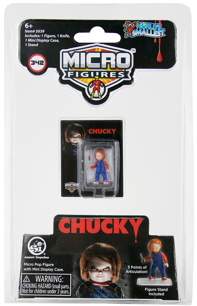 World’s Smallest Universal Studios Horror Micro Action Figures - (Chucky)
