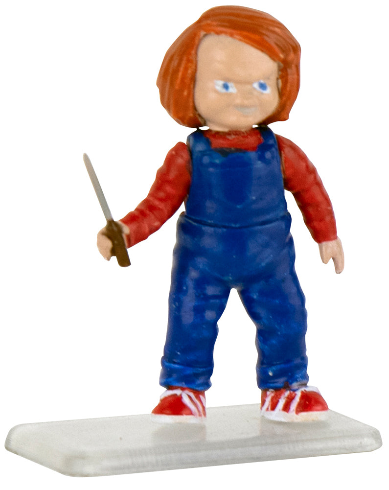 World’s Smallest Universal Studios Horror Micro Action Figures - (Chucky) on stand