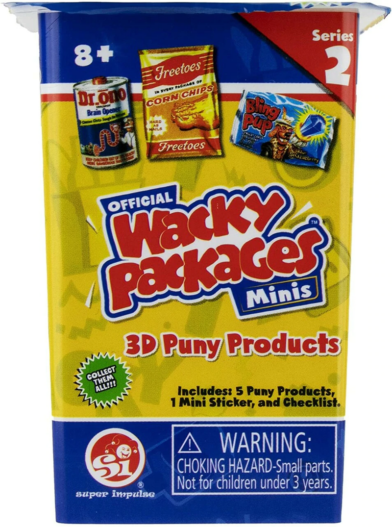 Wacky Packages Minis - Sneer (plus 4 Mystery) - Series 2 package