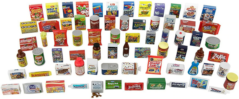 Wacky Packages Minis - Polydent (plus 4 Mystery) - Series 2 compl;ete set