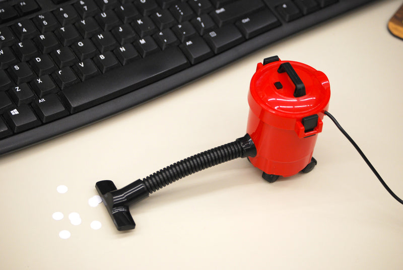 World Smallest Shop Vac (by Westminter) Colors Vary red in action