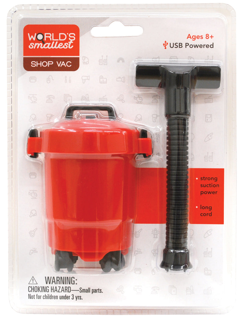 World Smallest Shop Vac (by Westminter) Colors Vary red