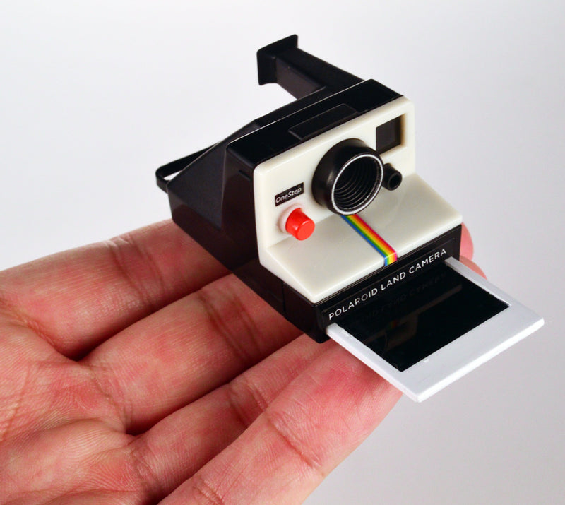 World's Coolest Polaroid Camera in hand