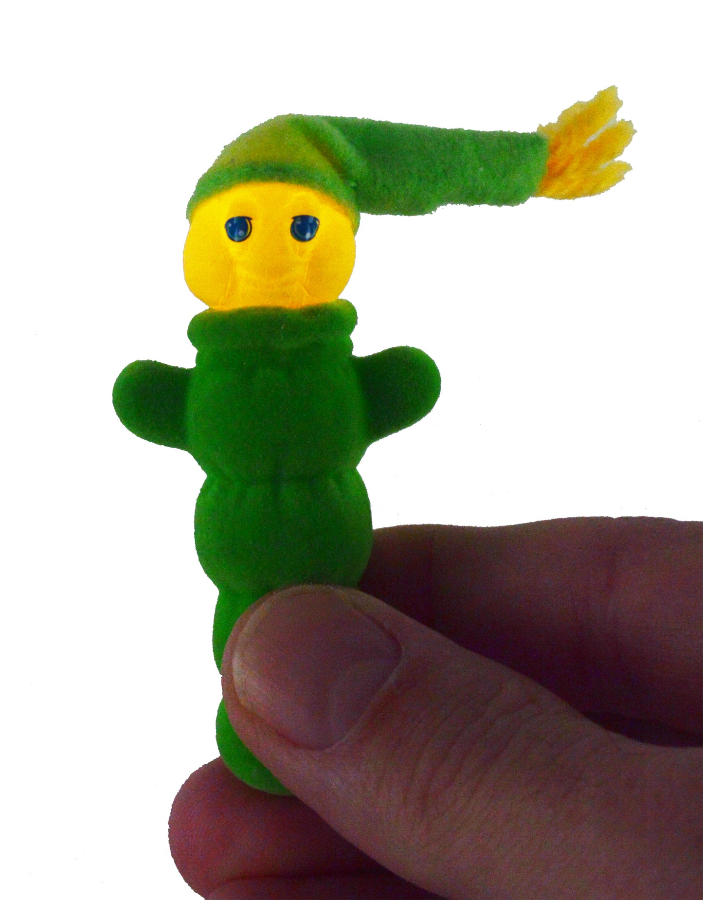 World’s Smallest Glo Worm glowing