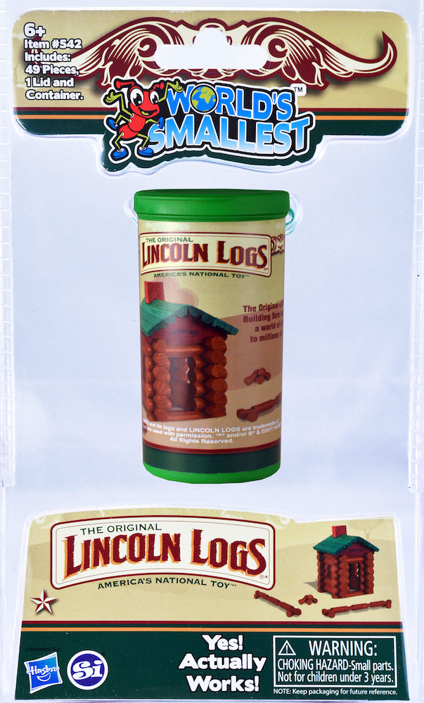 World’s Smallest Lincoln Logs