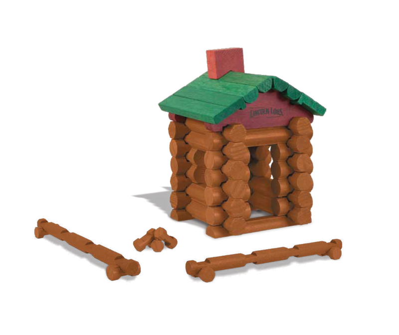 World’s Smallest Lincoln Logs in action