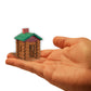 World’s Smallest Lincoln Logs in hand