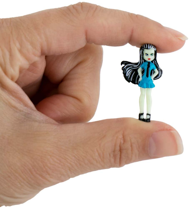 World’s Smallest Monster High Micro Figures (Frankie Stein) in hand