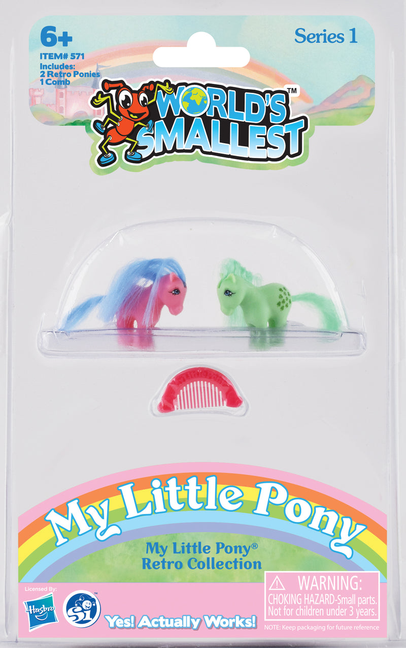 World’s Smallest My Little Pony Pink and Green
