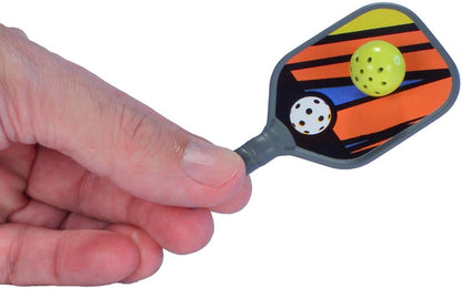 World’s Smallest Pickleball in hand