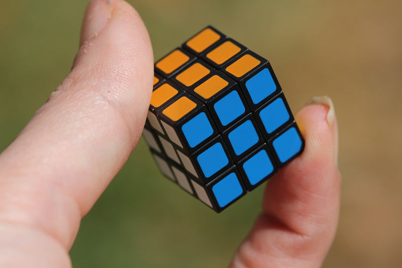 World’s Smallest Rubik’s Cube in hand